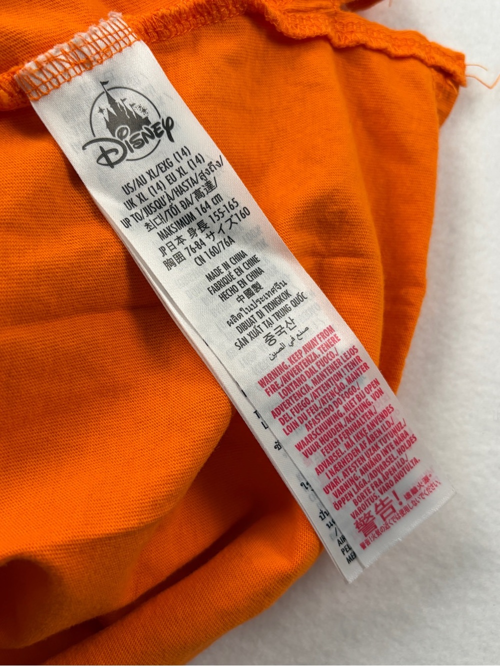 Disney Parks Happy Halloween Minnie Mouse Figaro Pumpkin Blouse Youth XL - Picture 7 of 8